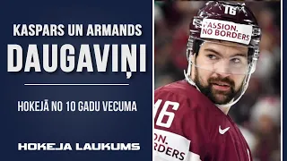 Kaspars un Armands Daugaviņi. Raidījums "Hokeja Laukums"