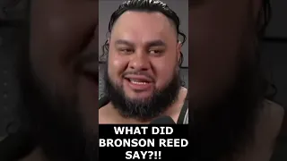 What did Bronson Reed Say?! #wwe #wwerawhighlights #wweraw