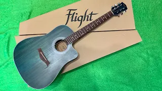 Гитара Акустическая Flight D-155C / Распаковка 📦 и впечатления