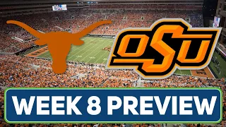 No. 20 Texas Longhorns vs. No. 11 Oklahoma State Cowboys | Week 8 Game Preview