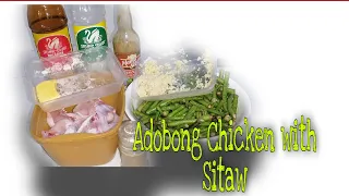 Adobong Chicken with Sitaw