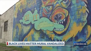 Black Lives Matter Mural Vandalized