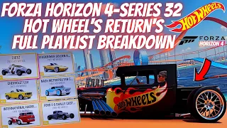 FORZA HORIZON 4-Hot wheels legends car pack-8 NEW CARS!-FULL festival playlist breakdown-Series 32