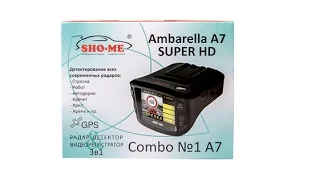 Видео обзор SHO-ME COMBO 1 A7