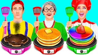 Sfida Di Cucina — Io vs Nonna | Battaglia In Cucina Con Gadget Segreti Fun Challenge