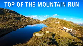 Virtual Run Mountain - Incredible Nature Scenery - Running On Top Of The Mountain Ridge 4k