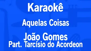 Karaokê Aquelas Coisas - João Gomes Part. Tarcísio do Acordeon