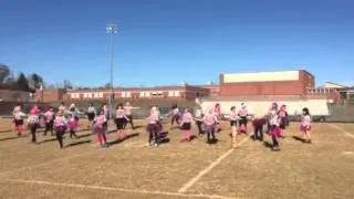 West Wilkes Middle School Powder Puff Cheerleaders 2014
