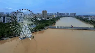 China river burst, villages under water! Major flood in Guangdong causing damage