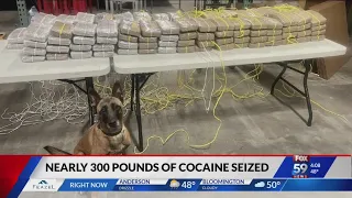 Police seize nearly 300 pounds of cocaine worth $13M on I-70