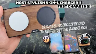 Mous 4-in-1 Magsafe Wireless Charging Pad : Fast Charge in STYLE!