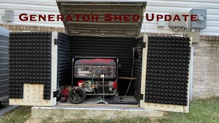 Update to the generator shed.