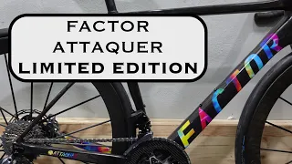 18K💵 Factor Attaquer Limited Edition, Lightweight, Thm ,Ceramicspeed, Sram Etap Axs #factorbike
