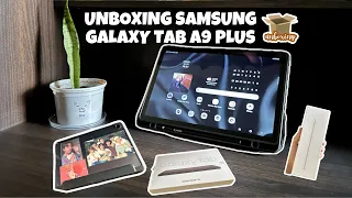 Unboxing Samsung Galaxy Tab A9 Plus✨📦 | Accessories unboxing | Stylus pen, Tablet Cover Case |
