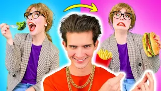 If a Teenager Was the Principal - Junk FOOD Only! || FUNNY SITUATIONS at SCHOOL by La La Life Gold