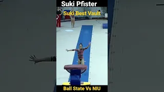 Suki Pfister Best vault Ball State vs NIU 12 Feb 2023 #foryou #reels #subscribe #trending #viral