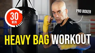 30 Minute Shadow Boxing and Heavy bag Split