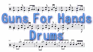 Guns For Hands - Twenty One Pilots - Drums Sheet Music