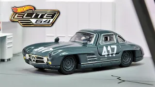 Hot Wheels Elite 64 Mercedes-Benz 300 SL with Opening Gullwing Doors - Unboxing and Review
