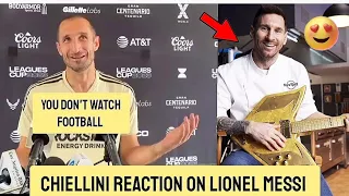 Chiellini reaction on Lionel Messi Playing in MLS "Do you Watch Messi" | Inter Miami vs Orlando City