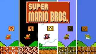 Super Mario Bros. 🍄 Versions Comparison (Feat. SMB 35) 🍄 NES, FDS, Arcade, SNES, GBC, GBA and more