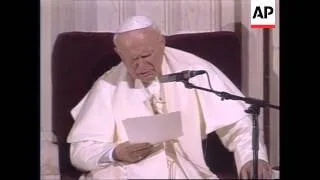 USA: POPE JOHN PAUL II VISIT