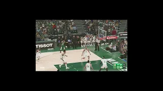 NBA 2k23 - Boston Celtics @ Milwaukee Bucks Jayson Tatum Highlights #shorts