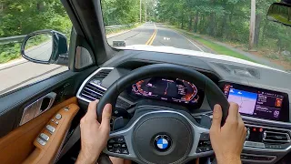 2020 BMW X7 M50i - POV Test Drive by Tedward (Binaural Audio)