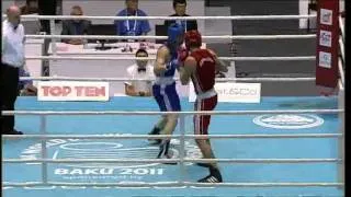 Heavy (91kg) SF - Mammadov Teymur (AZE) VS Wang Xuanxuan (BLR) - 2011 AIBA World Champs