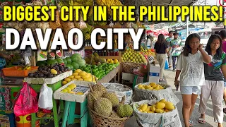 The BIGGEST CITY in The Philippines! DAVAO CITY | Exploring Streets, Wet Market + SM Lanang