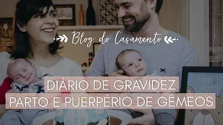 Diário de gravidez: Meu parto e o puerpério de gêmeos