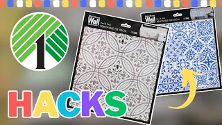 The HOTTEST 🔥 Dollar Tree DIY Crafts using PEEL-N-STICK Tiles