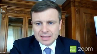 Сергій Марченко під час онлайн дискусії Київського Безпекового Форуму #webksf