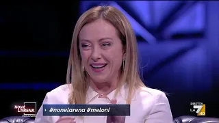 Non è l'Arena, l'intervista integrale a Giorgia Meloni