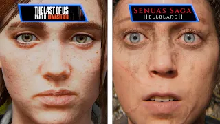 Hellblade 2 vs The Last of Us Part II Remastered | Graphics Comparison | PS5 vs Xbox Series Versions