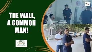 Netizens Laud Rahul Dravid's Simplicity