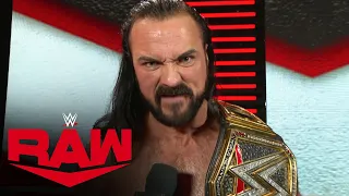 Drew McIntyre addresses Sheamus and the Elimination Chamber Match: Raw, Feb. 8, 2021