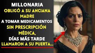 MILLONARIA OBLIGA A SU ANCIANA MADRE A TOMAR MEDICAMENTOS SIN PRESCRIPCIÓN MÉDICA, DÍAS MAS TARDE...