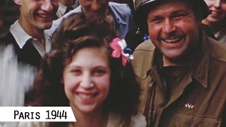 Paris - Liberation in August 1944 (in color and HD)