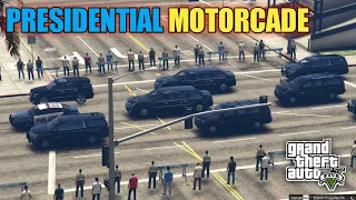 GTA 5 | President Biden Motorcade | Arrives in Los Santos | Game Loverz