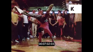 1980s New York, Breakdancing at Club, B-Boys, 16mm |Premium Footage