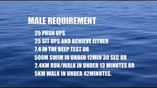 The Navy Fitness and Swim Test