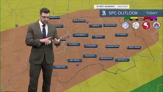 Upgraded severe weather for Cincinnati -  Timeline & Impacts