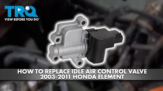 How to Replace Idle Air Control Valve Honda Element 2003-2011