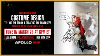 Apollo Career Panel: Costume Design - Telling the Story & Creating the Character