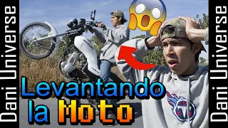 Levant4ndo la Moto en una ll4nta//Dani Universe//