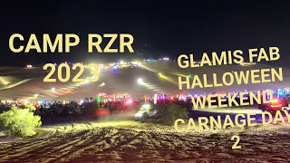 GLAMIS FAB HALLOWEEN WEEKEND DAY 2 CAMP RZR CARNAGE