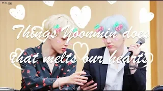 Things Yoonmin does that melts our hearts