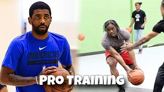 DOING KYRIE IRVINGS BASKETBALL TRAINING