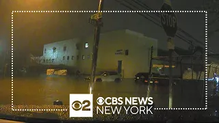 Residential streets flooding in parts of Paterson, New Jersey